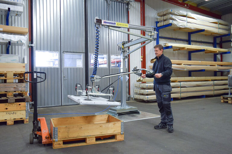 Skivlyft med Mechline Pro Crane