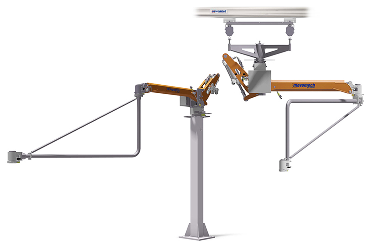 Lyfthjälpmedel industri - Pneumatisk lyftmanipulator Mechspace Pro Movomech