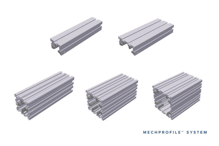 Aluminium profiles Mechprofile and accessories, from Movomech