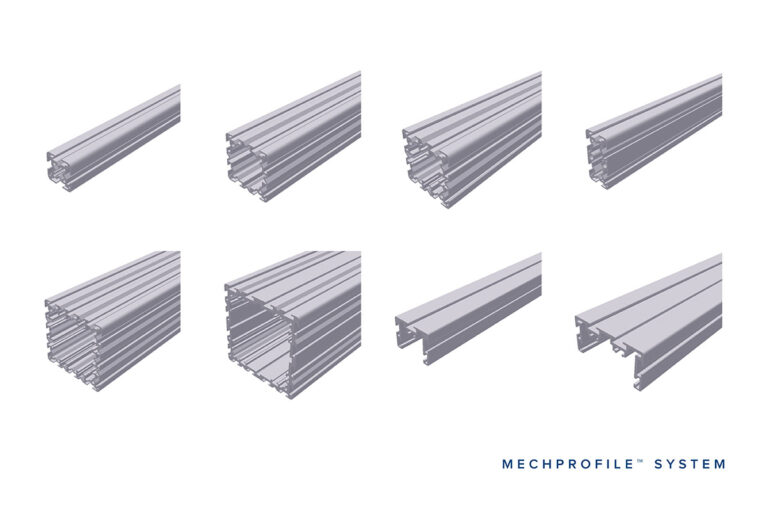 Aluminium profiles Mechprofile and accessories, from Movomech